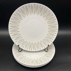 Royal Tuscan Caravelle Dinner Plates Set Of 4 Mid Century Modern‎ Vintage Retro